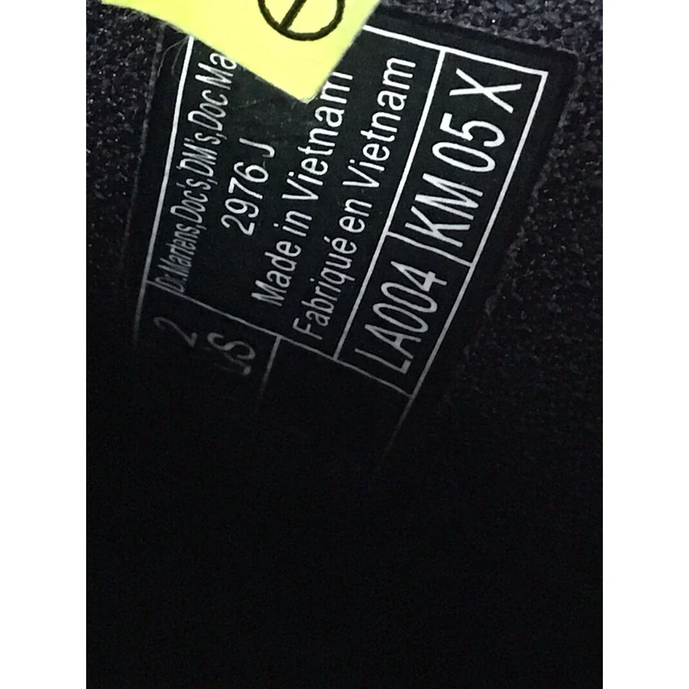 Dr. Martens Youth Girls Size 2 Boots 2976 T Sparkle Rays Glitter Leather Zip